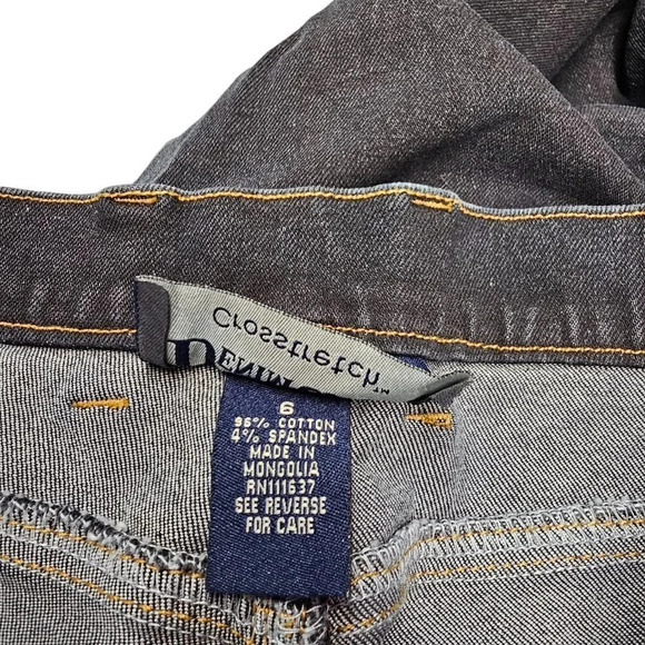 Denim & Co Vintage Ankle Cropn Straight Jeans Size 6 - Picture 6 of 6